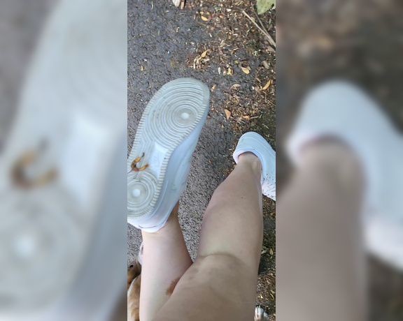 Miss B aka missb52s OnlyFans - 07-20-2022 - Morning walk makes sweaty socks and dirty trainers