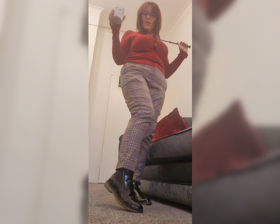 Miss B aka missb52s OnlyFans - 02-04-2024 - You will clean my boots before & after