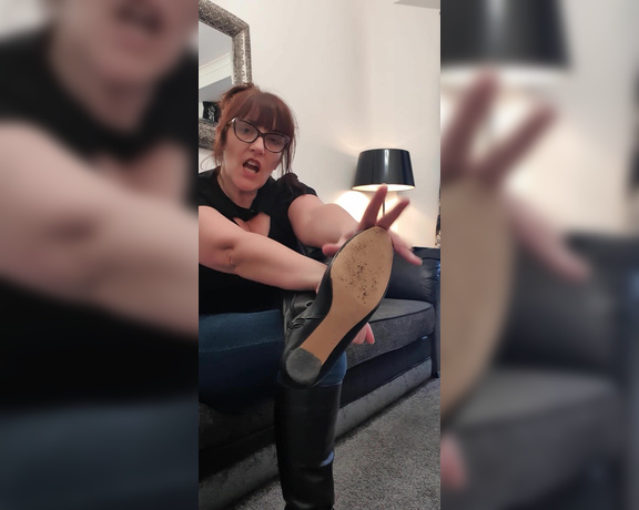 Miss B aka missb52s OnlyFans - 05-04-2021 - What do I have on under my leather boots