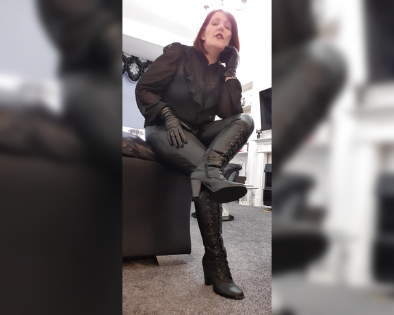 Miss B aka missb52s OnlyFans - 02-16-2021 - Weakness for boots and leather