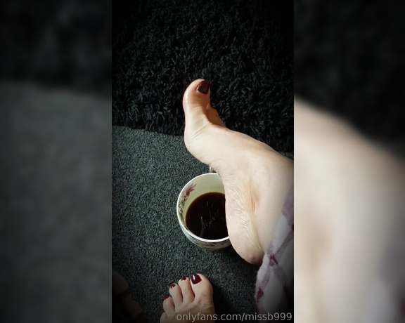 Miss B aka missb52s OnlyFans - 04-15-2019 - Your morning coffee,should be drank from my feet