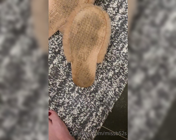 Miss B aka missb52s OnlyFans - 01-31-2021 - Enjoy these filthy slippers you strange little man