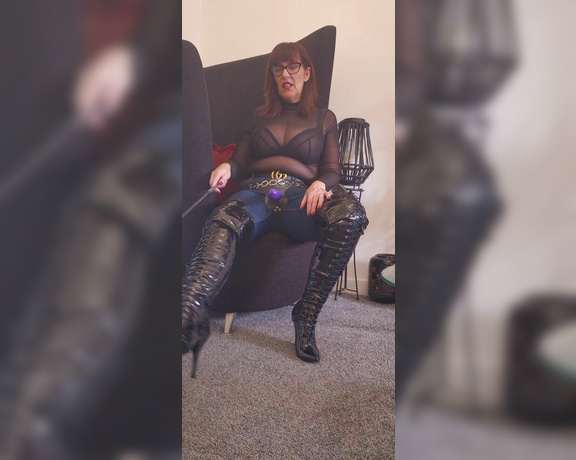 Miss B aka missb52s OnlyFans - 05-05-2024 - Boots first then my cock