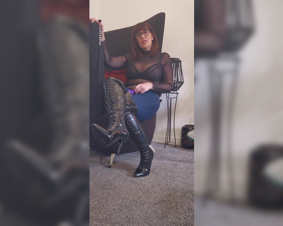 Miss B aka missb52s OnlyFans - 05-05-2024 - Boots first then my cock