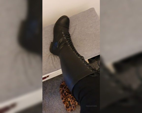 Miss B aka missb52s OnlyFans - 03-10-2022 - My boots need cleaning before i go to work