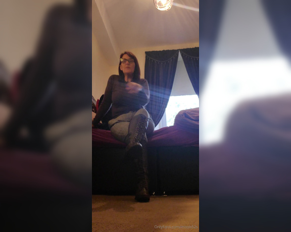 Miss B aka missb52s OnlyFans - 10-14-2023 - Boot bitches belong in the my boot cupboard