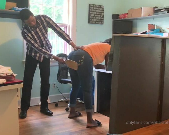 Pharaoh Spanks aka pharaohspanks OnlyFans - 05-25-2019 - Sha Gets it at work