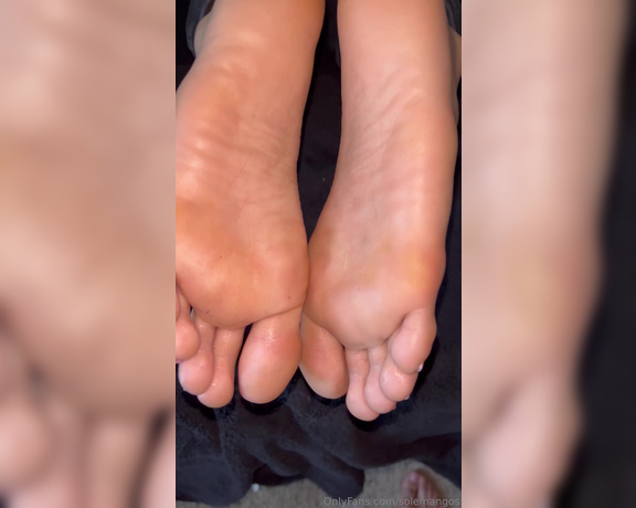 Solemangos aka solemangos OnlyFans - 05-27-2024 - He couldn’t wait to cum on my soles after work