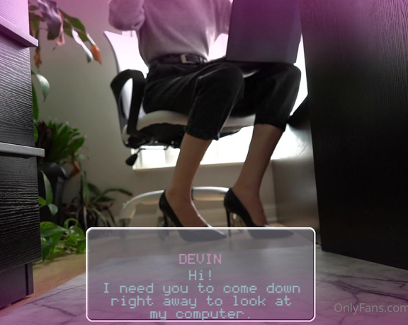 Toetally Devine aka Toetallydevine OnlyFans - FoF Office Perving edition Tags RPG style, game style, office feet, pumps, coworker, black pedi, tea