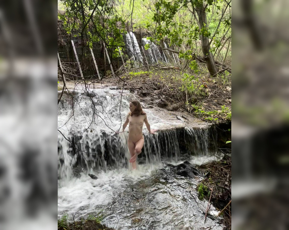 Lucy Lovejoy aka lucylovejoyvip OnlyFans - 03-25-2023 - Private waterfall for a slutty siren