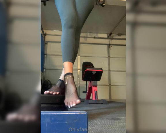 Gia Hottest aka giaglows OnlyFans - 02-07-2023 - Who works out in fishnet socks! I do! Taking a little break to get you hard