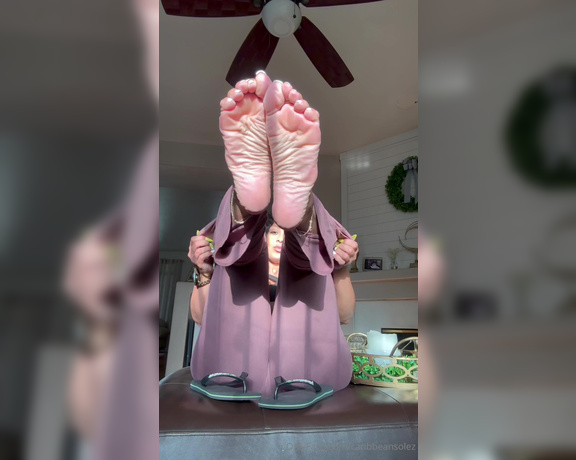 CaribbeanSolez aka caribbeansolez OnlyFans - 05-23-2024 - The way the sun hits them just right! New pedi tomorrow…