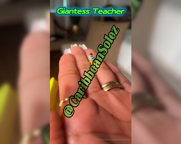 CaribbeanSolez aka caribbeansolez OnlyFans - 08-17-2024 - Did you enjoy that last Giantess Video I sent out earlier