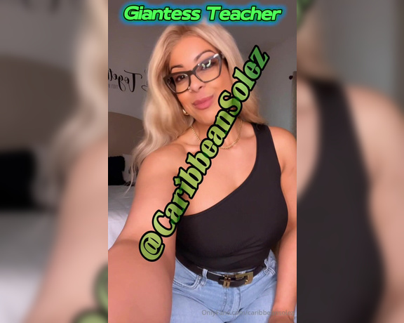 CaribbeanSolez aka caribbeansolez OnlyFans - 08-17-2024 - Did you enjoy that last Giantess Video I sent out earlier