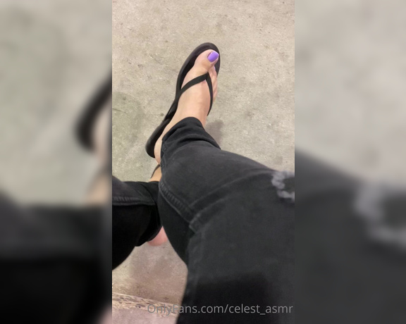 Celest ASMR aka celest_asmr OnlyFans - 12-05-2021 - Can’t go wrong with some black sandal action