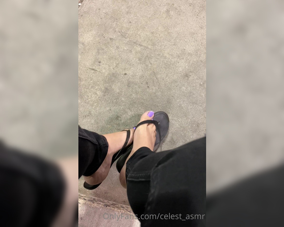 Celest ASMR aka celest_asmr OnlyFans - 12-05-2021 - Can’t go wrong with some black sandal action