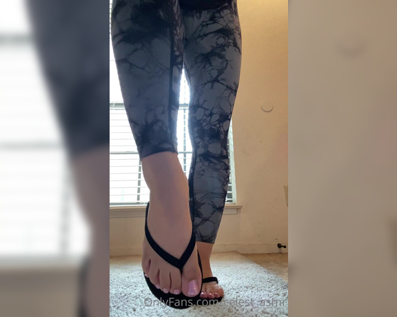 Celest ASMR aka celest_asmr OnlyFans - 09-25-2021 - I have to go run some errands, but I can’t leave without showing you some feet