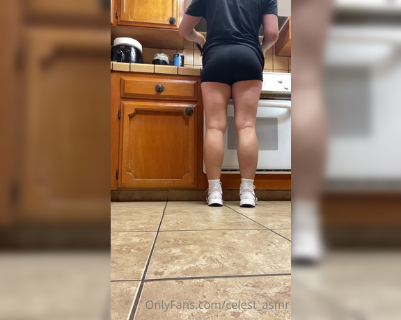 Celest ASMR aka celest_asmr OnlyFans - 10-28-2021 - I decided to be nice and let tiny out of his timeout to watch me cook