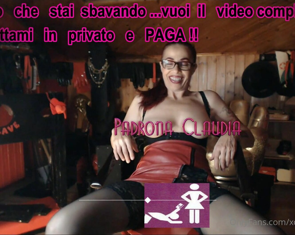 Padrona Claudia aka xclaudiadominax OnlyFans - Eccoci qui cari devoti eo segaioli eo slut so che siete sempre pronti a sbavare con i miei video e s 652888