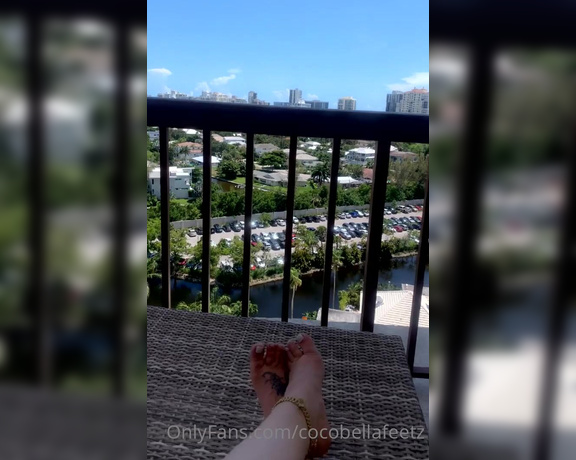 Coco bella aka cocobellafeetz OnlyFans - 07-03-2022 - Rose champagne + this view