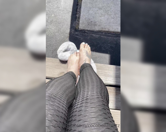 Coco bella aka cocobellafeetz OnlyFans - 03-19-2021 - Soft slipper for these soft feet and a little boobies never hurt  my view what