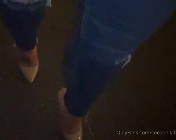 Coco bella aka cocobellafeetz OnlyFans - 04-08-2024 - Last night shoe game in public just love having people watch