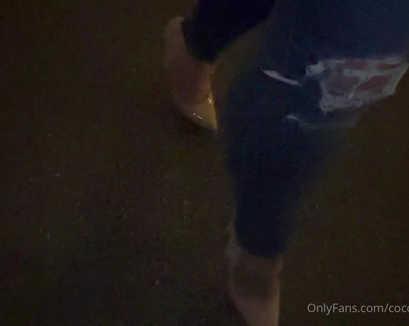 Coco bella aka cocobellafeetz OnlyFans - 04-08-2024 - Last night shoe game in public just love having people watch