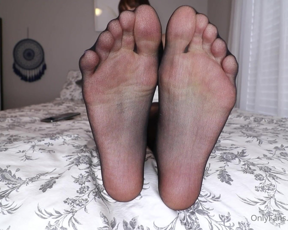 Ivory Soles aka ivorysoles OnlyFans - 10-19-2021 - Black hose & purple toes tease! Ready for them to home wreck & Enslave you