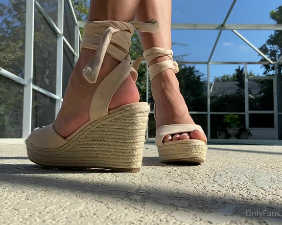 Ivory Soles aka ivorysoles OnlyFans - 10-07-2021 - Wedges I know this is going to get a lot of people going Wedges are