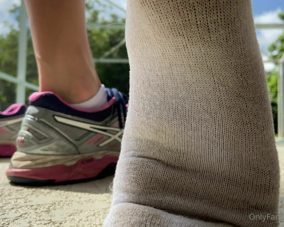 Ivory Soles aka ivorysoles OnlyFans - 07-27-2021 - Shoe video of the week! Who loves sneaker sniffing Definitely my oldest pair