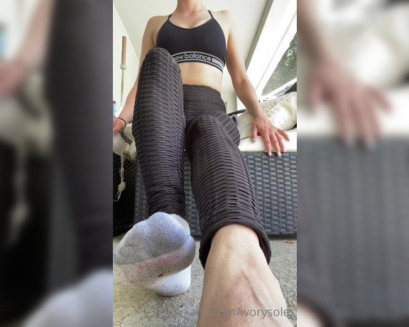 Ivory Soles aka ivorysoles OnlyFans - 05-12-2021 - So sweaty and smelly after a long workout