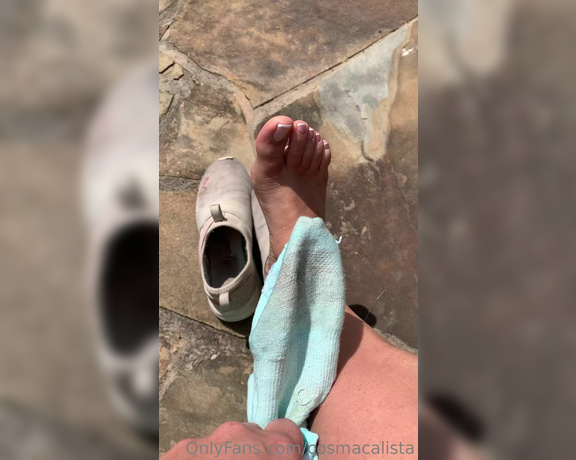 CosmaCalista aka cosmacalista OnlyFans - 05-03-2023 - Old dirty shoes fresh clean feet