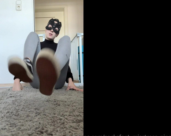 SocksFeet_Misstress_Nina aka socksfeet_misstress_nina OnlyFans - 02-04-2024 - I like my slave best when tied up hogtied! Then I gag you with my sock,