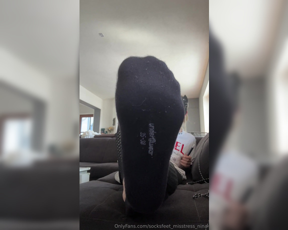 SocksFeet_Misstress_Nina aka socksfeet_misstress_nina OnlyFans - 08-29-2024 - Black socks are standard, but I love black socks You too Kneel in front of my