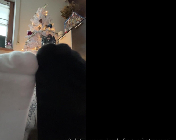 SocksFeet_Misstress_Nina aka socksfeet_misstress_nina OnlyFans - 12-26-2023 - Oh my Slave, lie down and enjoy my diffrent sweaty socks! I wish you a nice