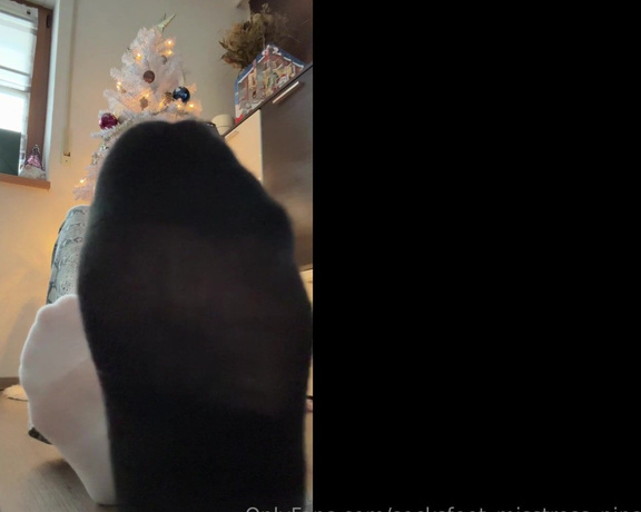 SocksFeet_Misstress_Nina aka socksfeet_misstress_nina OnlyFans - 12-26-2023 - Oh my Slave, lie down and enjoy my diffrent sweaty socks! I wish you a nice