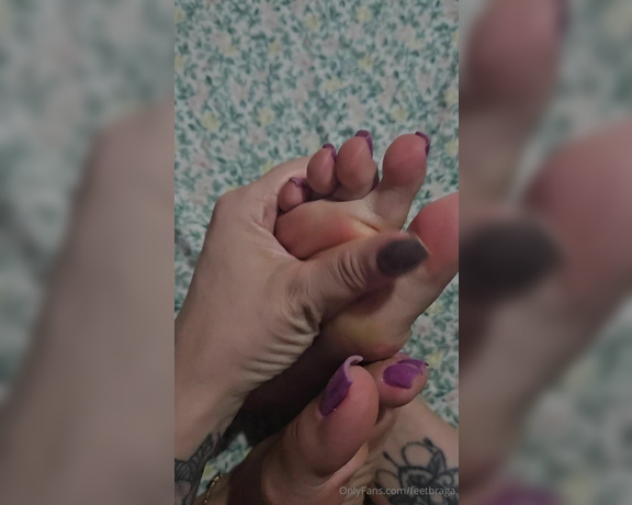 Feet Braga aka feetbraga OnlyFans - 03-01-2024 - New pedicure pink ,and soles oil