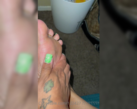 Voluptuous209feet aka voluptuous_209_feet OnlyFans - 01-28-2022 - Okay results after a good scrubbing