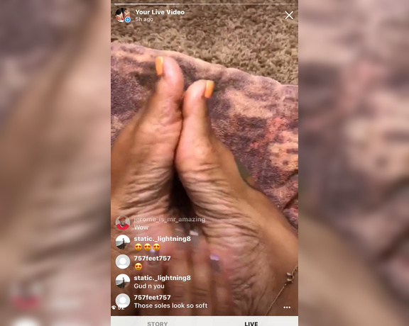 Voluptuous209feet aka voluptuous_209_feet OnlyFans - 09-28-2019 - Footpussy wet