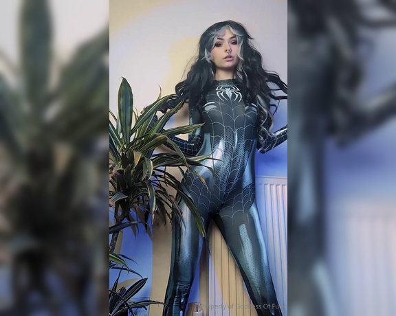 Fawn Fxck aka goddessoffxck OnlyFans - 10-17-2023 - Are you ready for some Spiderwoman X Venom content! Fun fact Spiderman and Venom are my