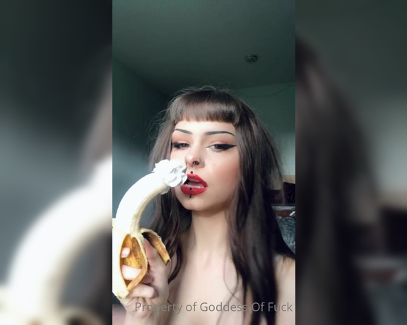 Fawn Fxck aka goddessoffxck OnlyFans - 10-29-2021 - Do you like me licking up the cream or sucking the