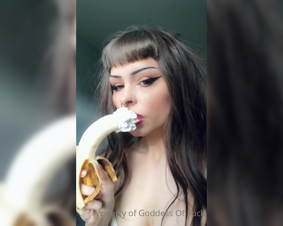 Fawn Fxck aka goddessoffxck OnlyFans - 10-29-2021 - Do you like me licking up the cream or sucking the