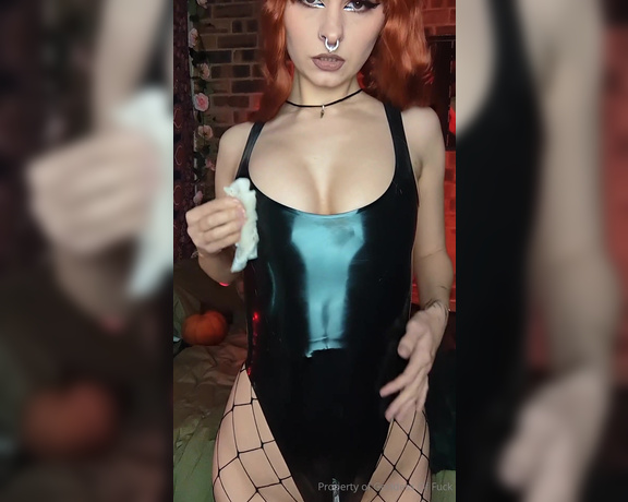 Fawn Fxck aka goddessoffxck OnlyFans - 11-11-2023 - Shining my latex bodysuit I need an extra hand, or tongue, if youre willing to