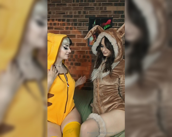 Fawn Fxck aka goddessoffxck OnlyFans - 11-15-2023 - Taking turns at unzipping each others bodysuits to reveal our Pokeballs