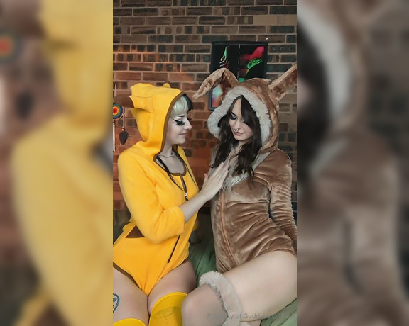 Fawn Fxck aka goddessoffxck OnlyFans - 11-15-2023 - Taking turns at unzipping each others bodysuits to reveal our Pokeballs