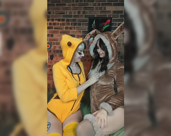 Fawn Fxck aka goddessoffxck OnlyFans - 11-15-2023 - Taking turns at unzipping each others bodysuits to reveal our Pokeballs