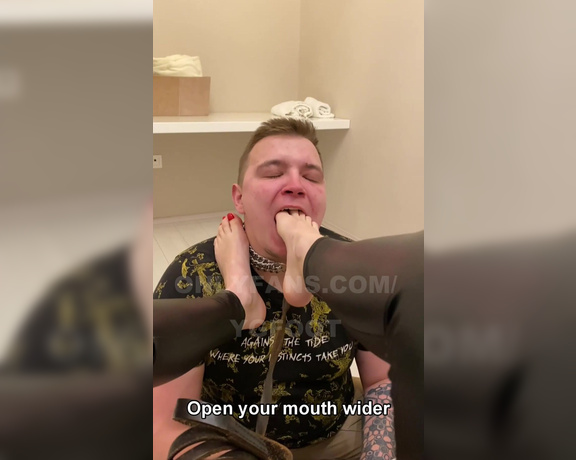 Ygfoot aka ygfoot OnlyFans - 09-03-2024 - Pull your tongue back, slave!