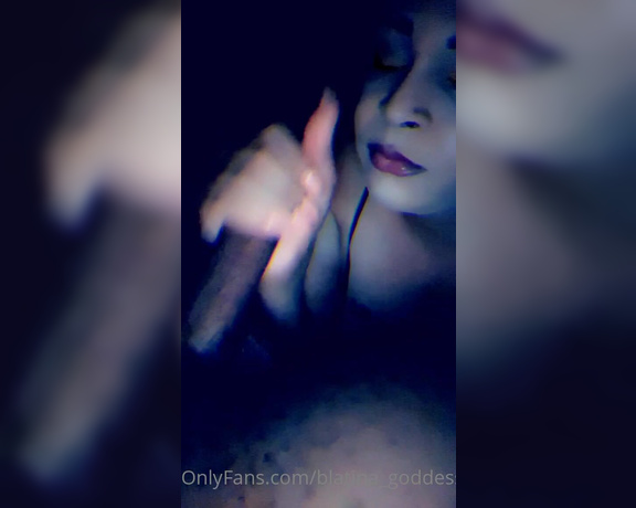 Blatina_Goddess aka blatina_goddess OnlyFans - 08-05-2020 - I literally made him cum off cam he was bein lazy not trynna hold my camera