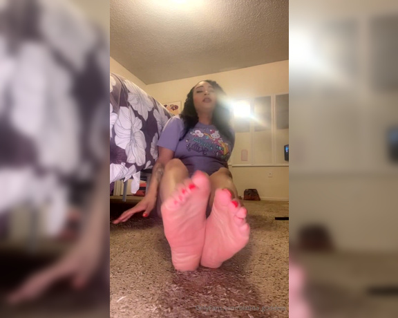 Blatina_Goddess aka blatina_goddess OnlyFans - 09-19-2024 - Red toes you know you want em bad