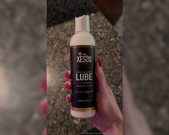 Daniella Dom aka danielladom_xo OnlyFans - 09-04-2024 - One of my favorite sluts just bought me this new lube from my Throne Wishlist!